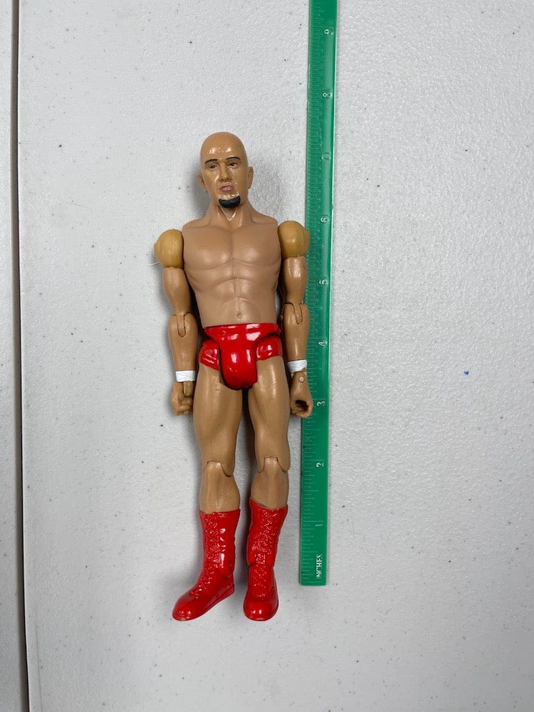 Generic 7 Inch African American Wrestling Action Figure With Skinny Body