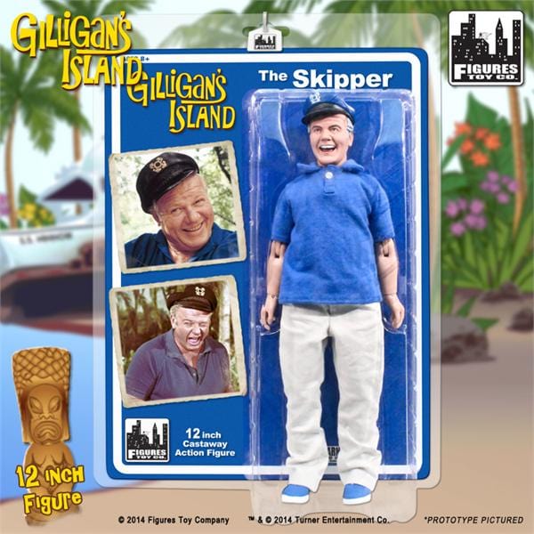 Gilligan's Island 12 Inch Action Figures Series One: Skipper