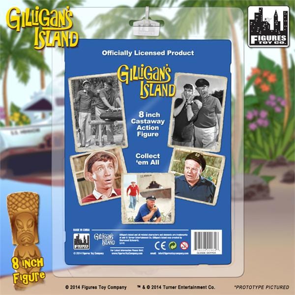 Gilligan&#39;s Island 8 Inch Action Figures Series One: Skipper