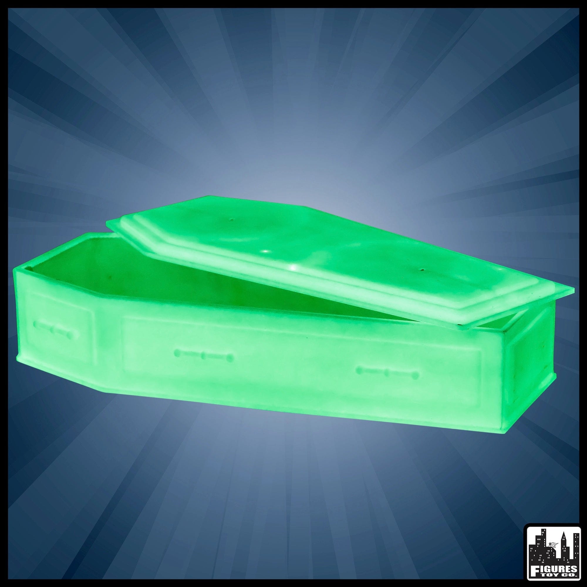 Glow In The Dark Coffin for WWE Wrestling Action Figures