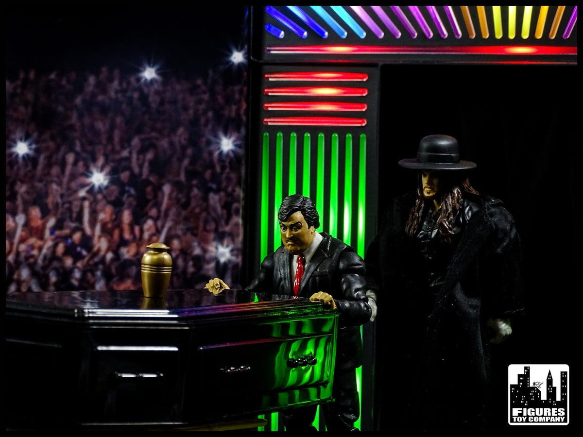 Glow In The Dark Coffin for WWE Wrestling Action Figures