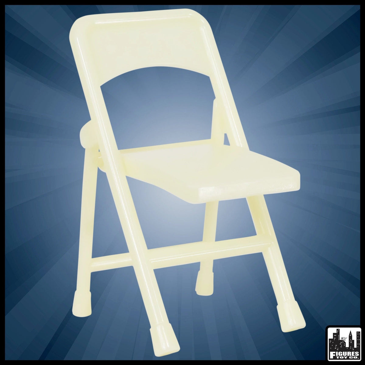 Glow In The Dark Folding Chair for WWE Wrestling Action Figures