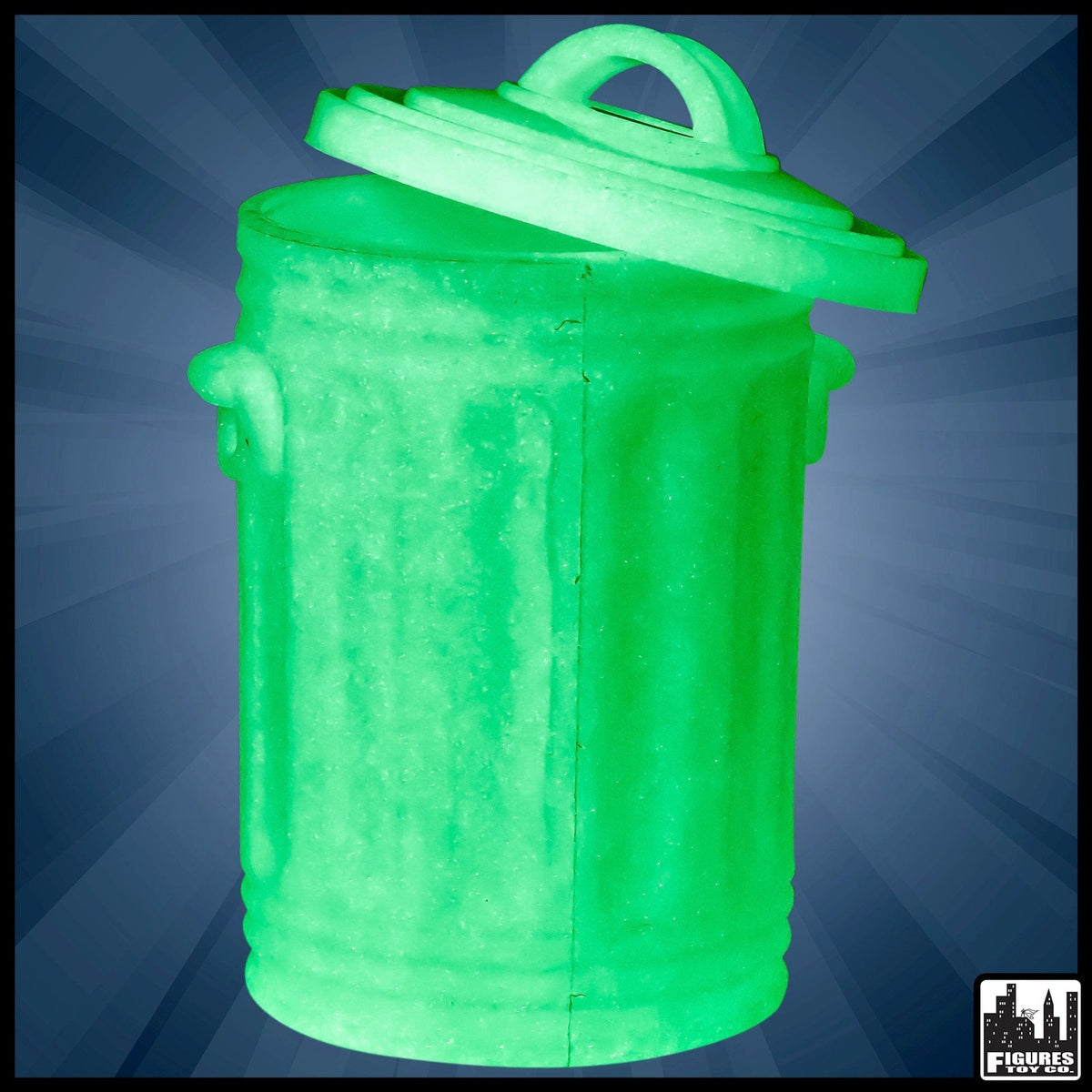 Glow In The Dark Trash Can for WWE Wrestling Action Figures