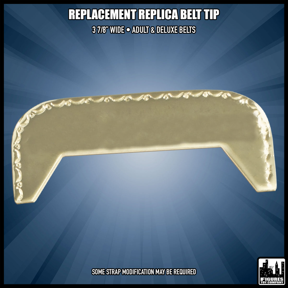 Gold Belt Tip — size and compatibility.