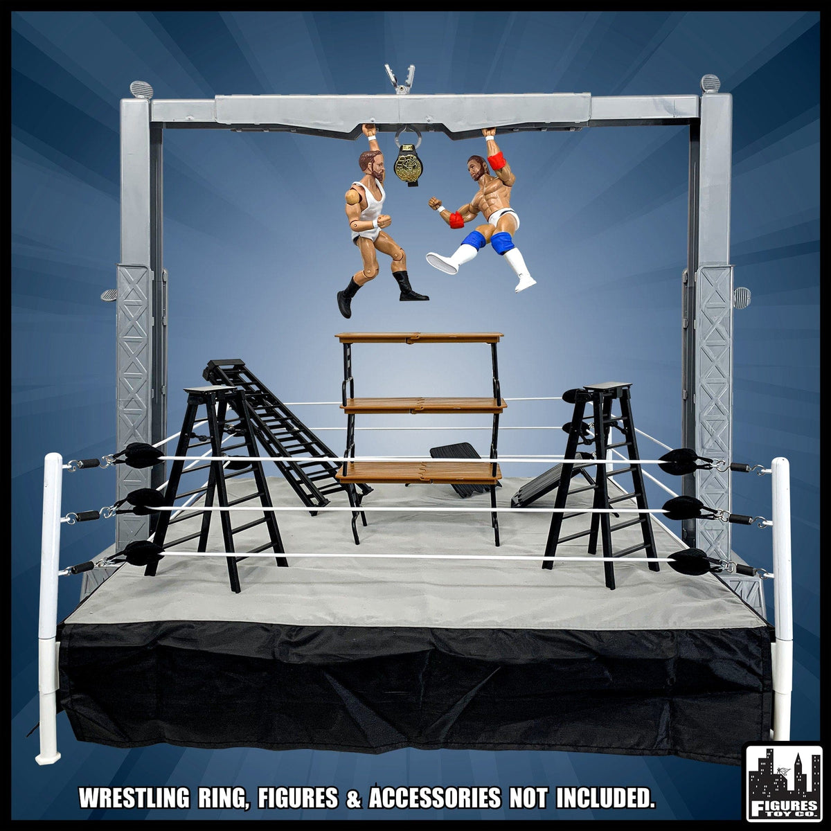 Grab The Gear Adjustable Playset for WWE Wrestling Action Figures