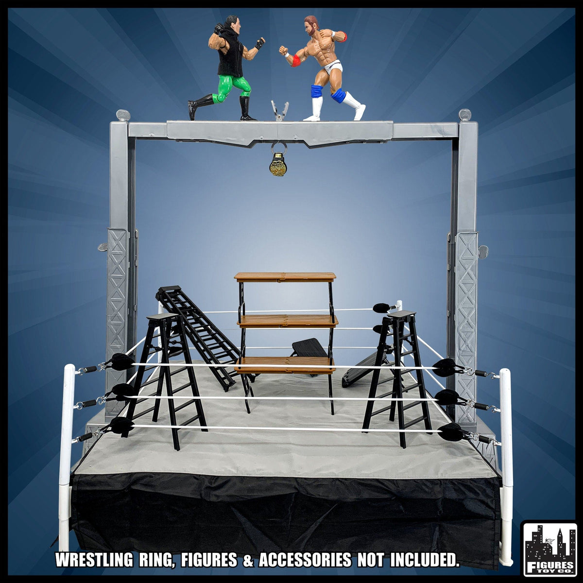 Grab The Gear Adjustable Playset for WWE Wrestling Action Figures