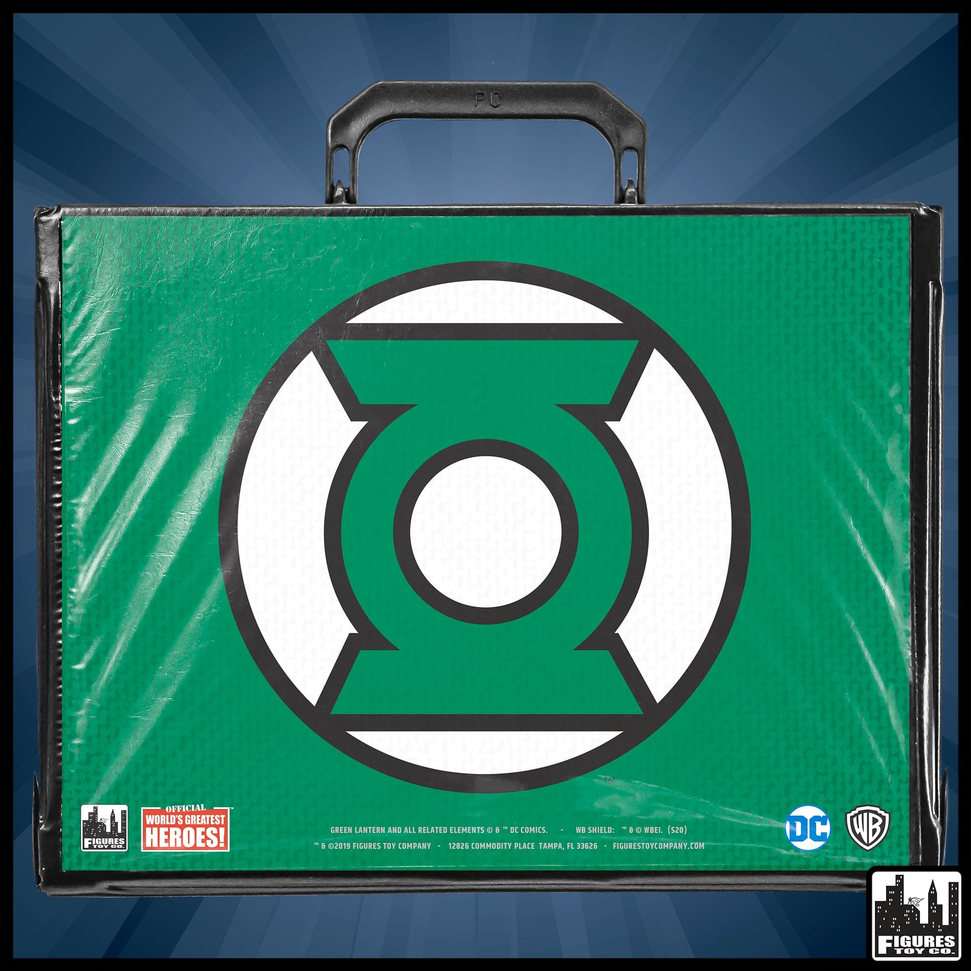 Green Lantern Logo Action Figure Carrying Case