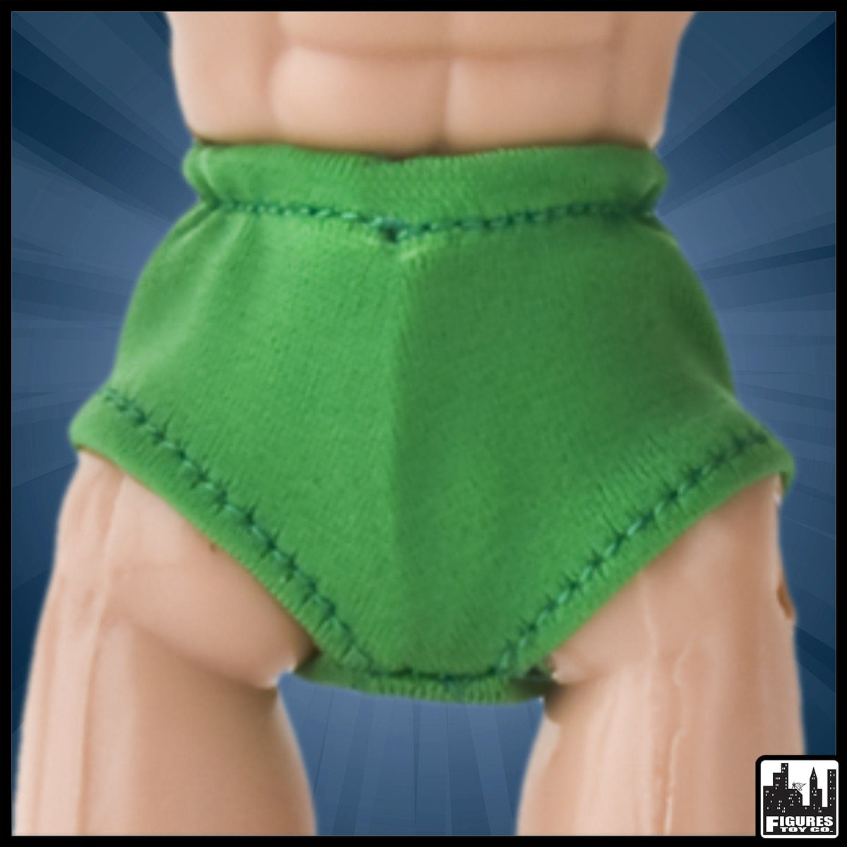 Green Wrestling Trunks for WWE Wrestling Action Figures