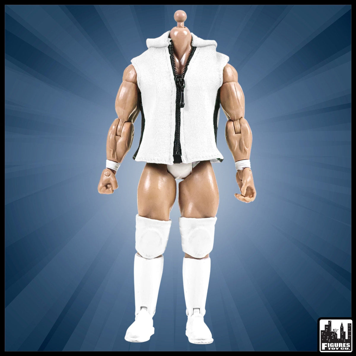 Hooded Sleeveless Sweatshirt for WWE Wrestling Action Figures