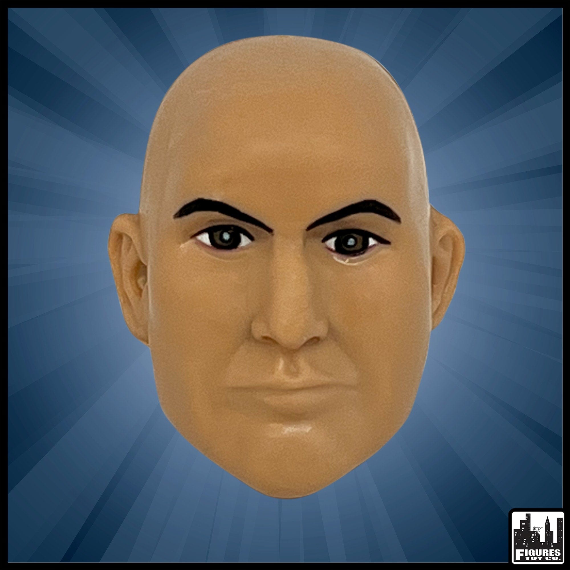 Interchangeable Wrestling Heads Series 2: Bald Male