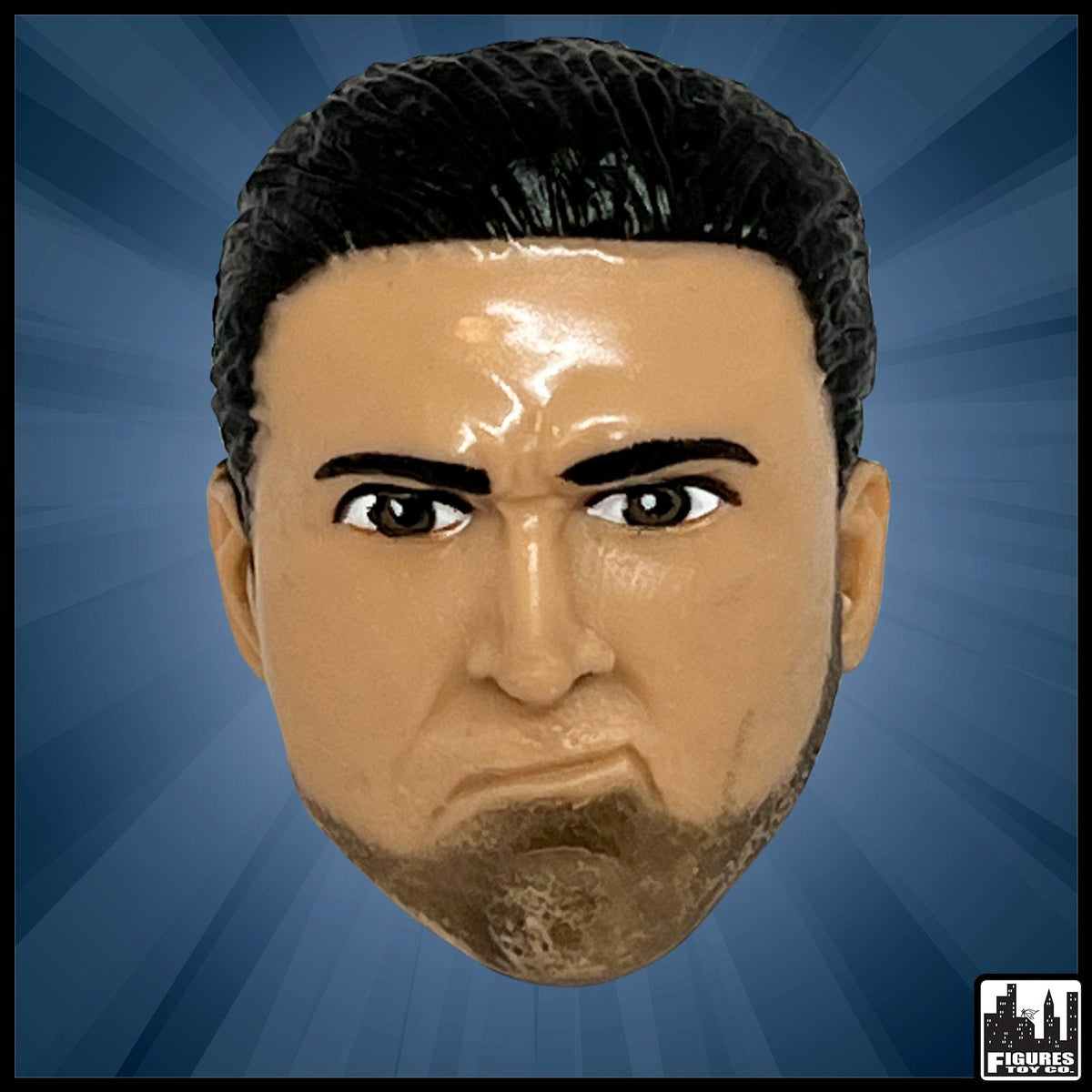 Interchangeable Wrestling Heads Series 2: Black Hair Version C