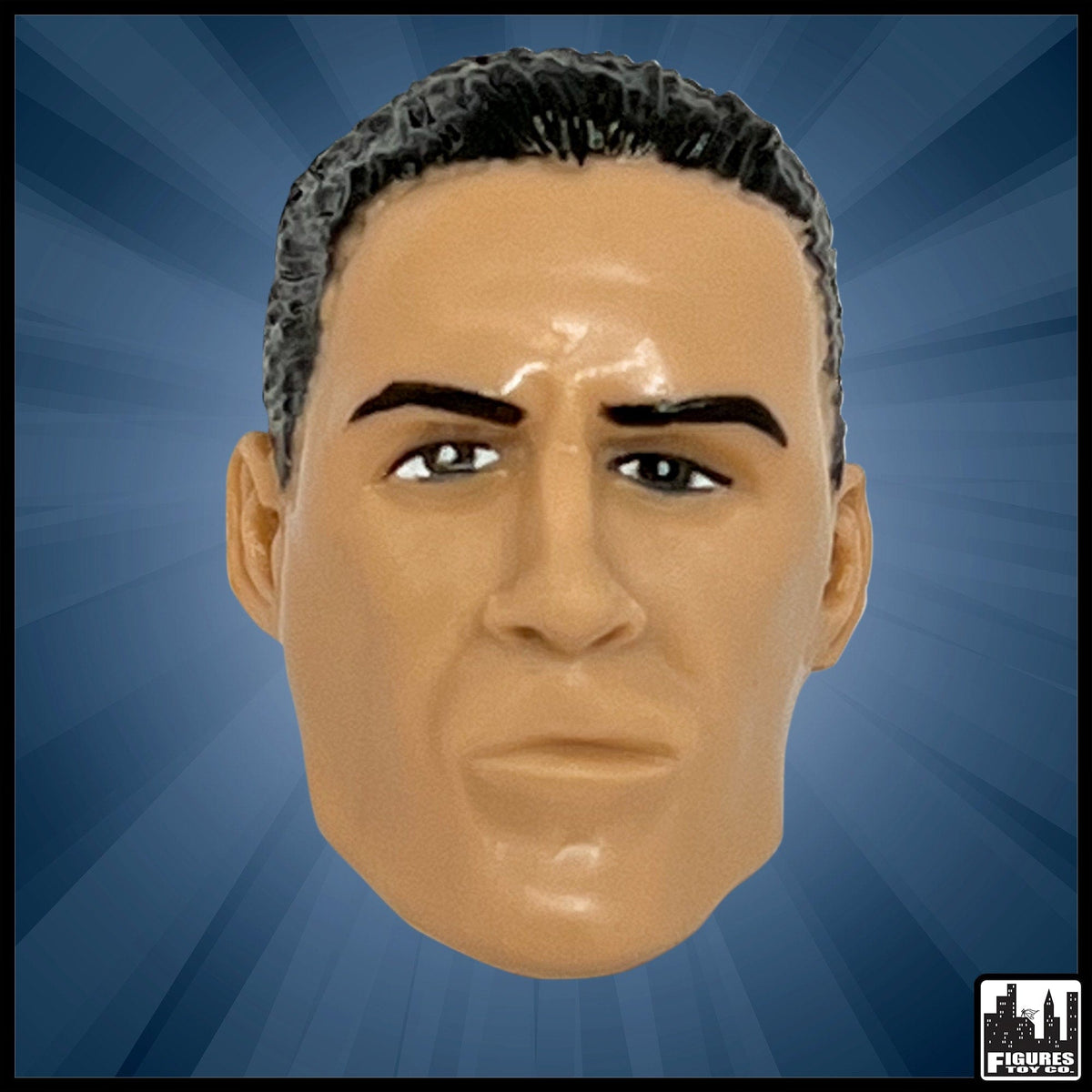 Interchangeable Wrestling Heads Series 2: Black Hair Version D