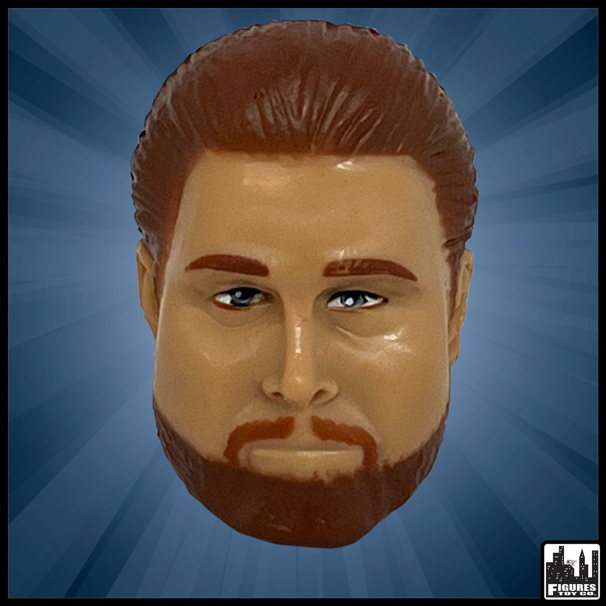 Interchangeable Wrestling Heads Series 2: Brown Hair Version A