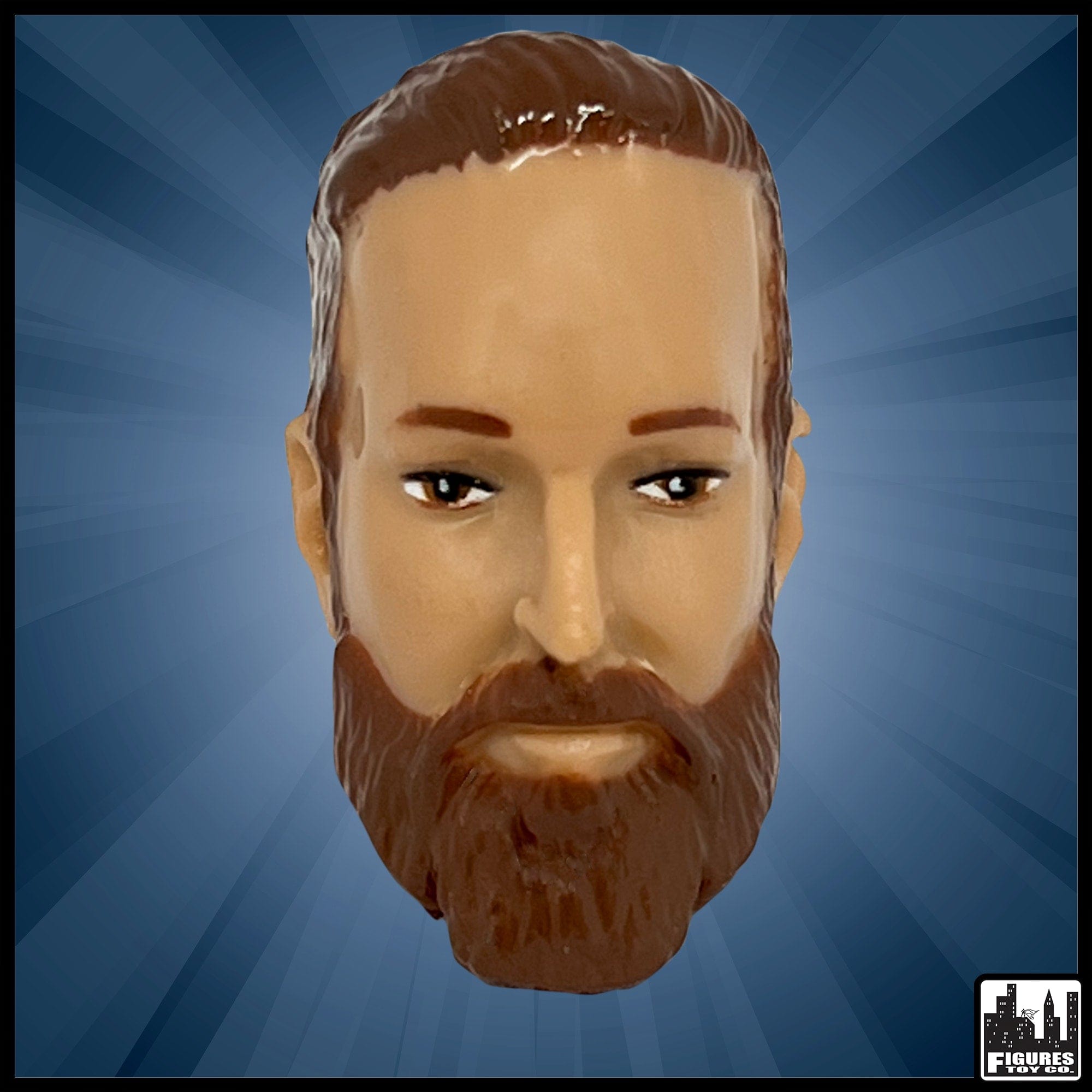 Interchangeable Wrestling Heads Series 2: Brown Hair Version B