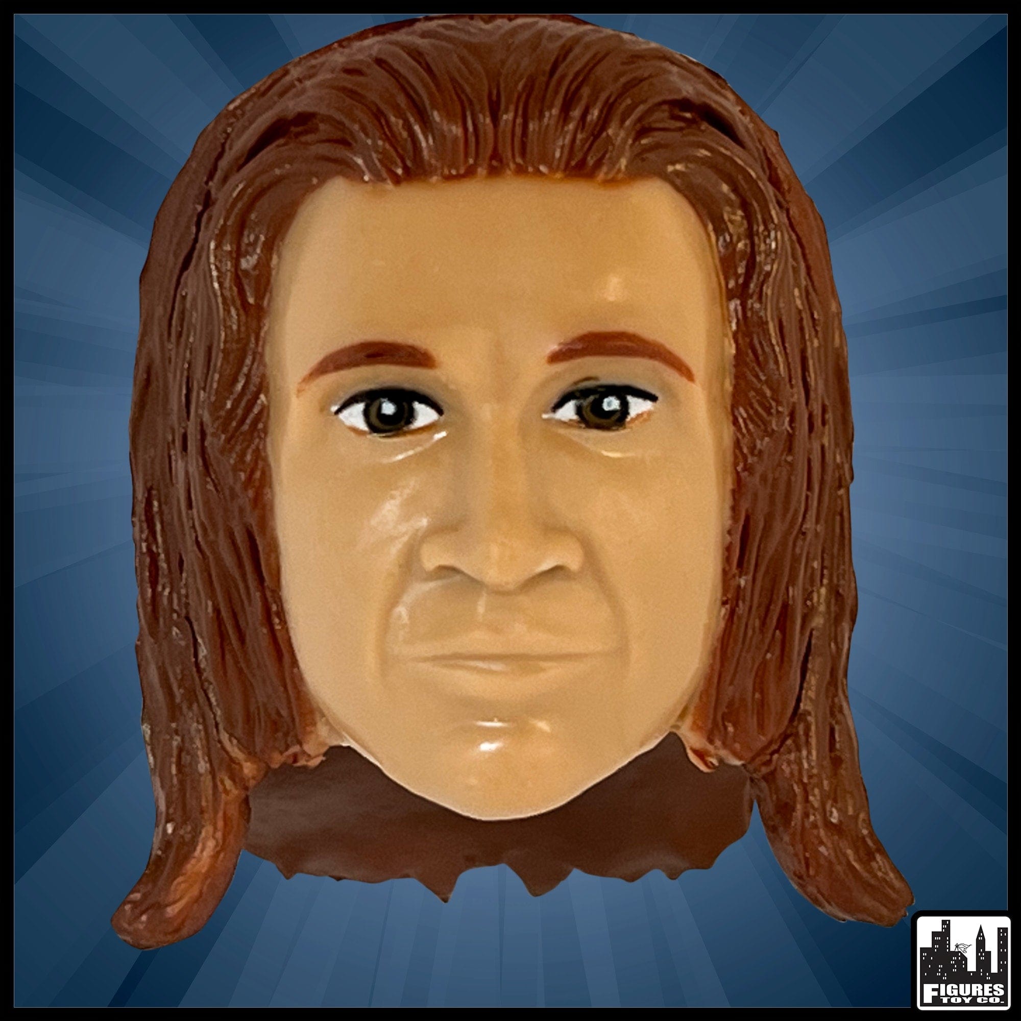 Interchangeable Wrestling Heads Series 2: Brown Hair Version C