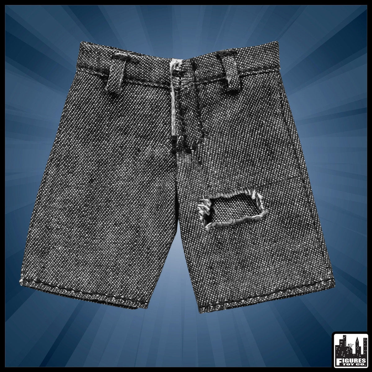 Jean Shorts With Holes for WWE Wrestling Action Figures