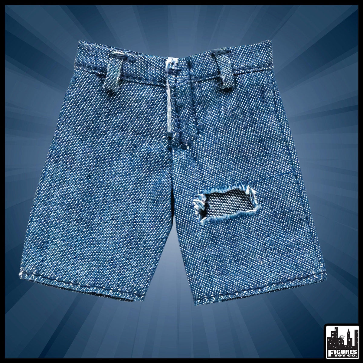 Jean Shorts With Holes for WWE Wrestling Action Figures
