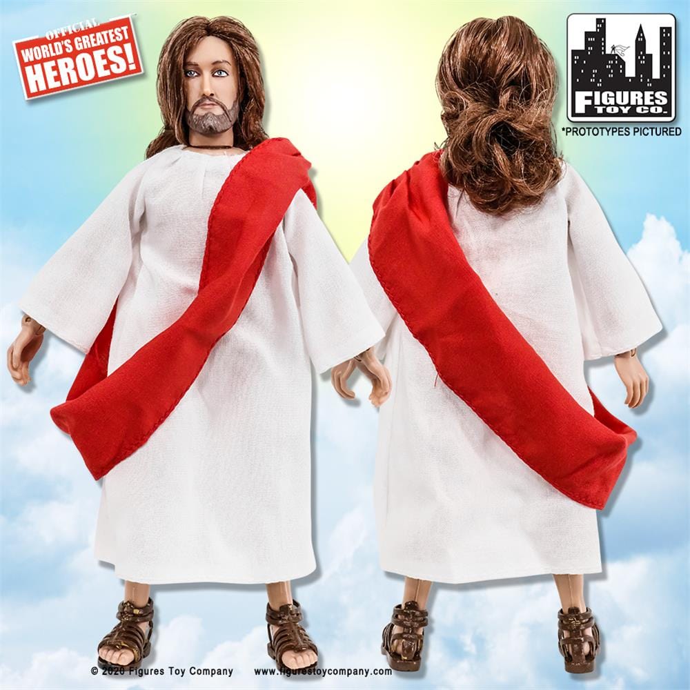 Jesus 8 Inch Retro Action Figure [White Robe]