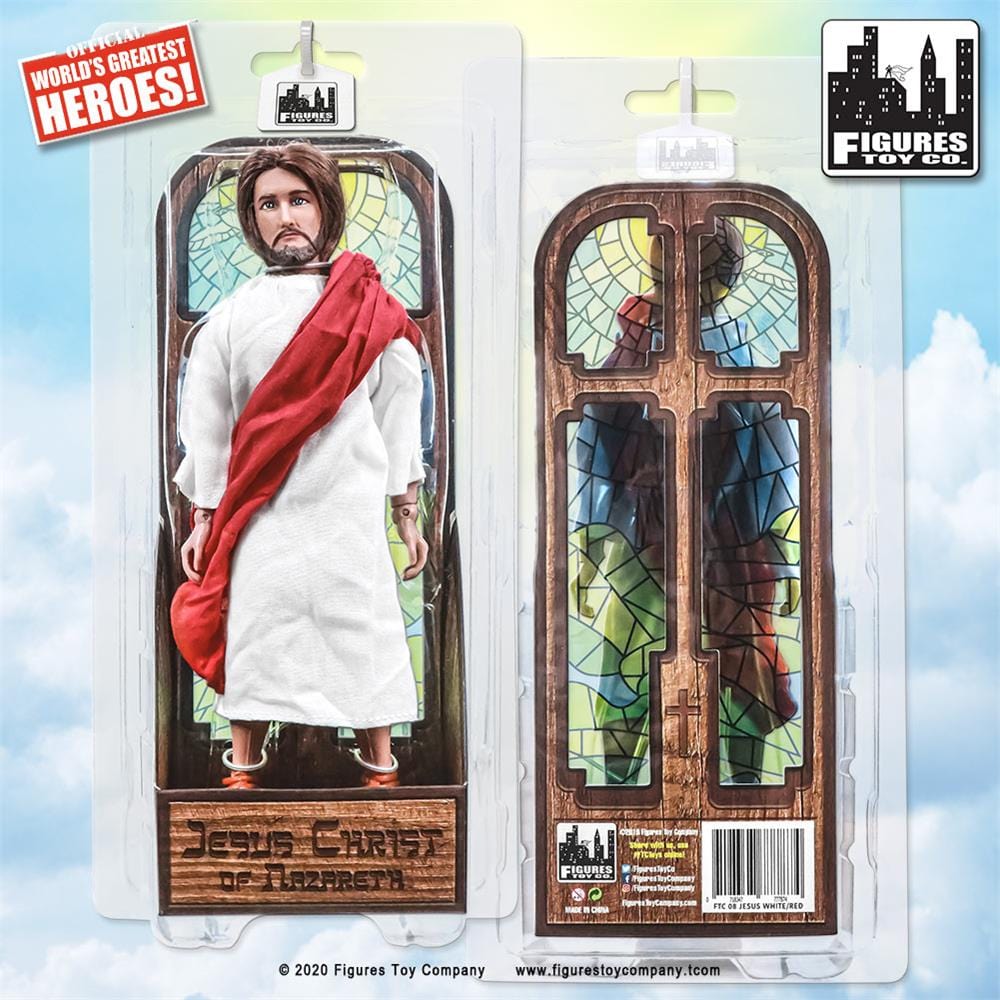 Jesus 8 Inch Retro Action Figure [White Robe]