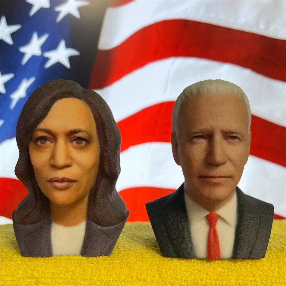 Joe Biden &amp; Kamala Harris Presidential Bust Statue Collectibles