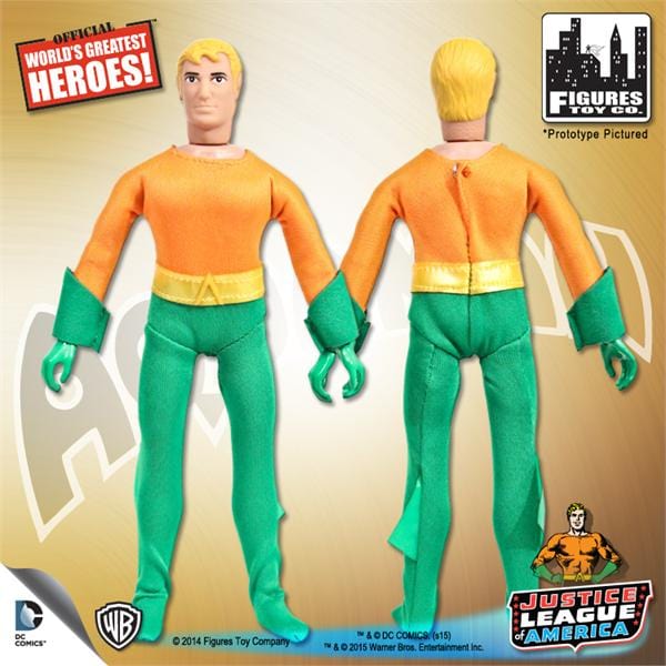 Justice League of America Retro Action Figures Series 1: Loose in Factory Bag