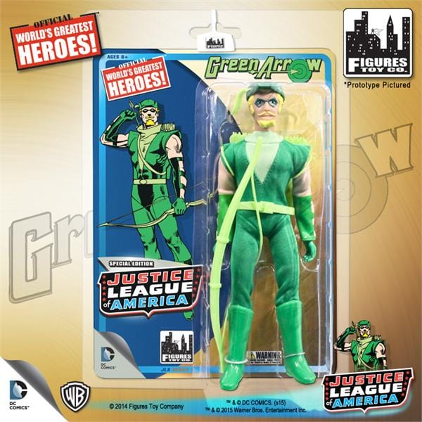 Justice League of America Special Edition 8 Inch Retro Figures: Green Arrow