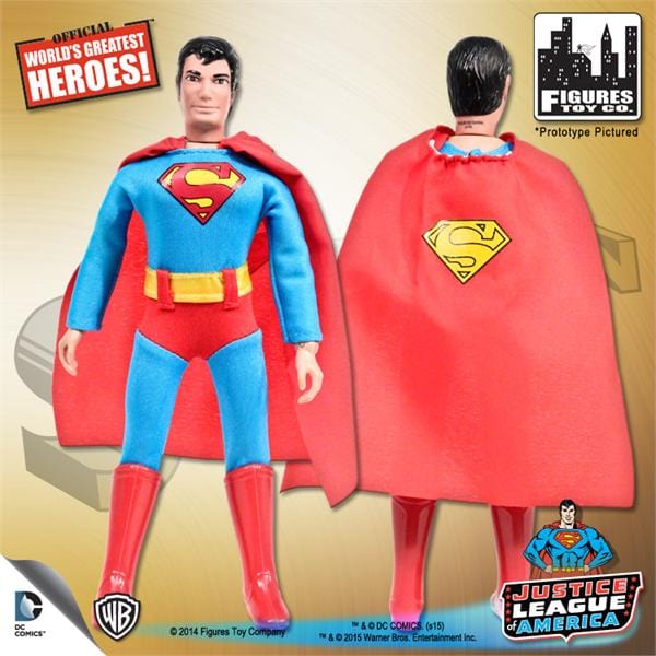 Justice League of America Special Edition 8 Inch Retro Figures: Superman