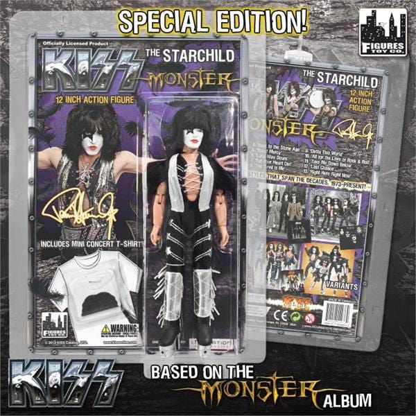 KISS 12" Action Figures Series 4: The Starchild (Feather Outfit Variant)