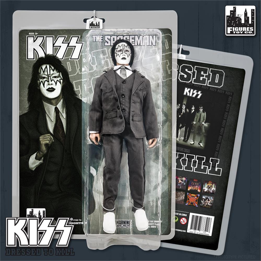 KISS 12 Inch Action Figures Dressed To Kill Re-Issue Series: The Spaceman