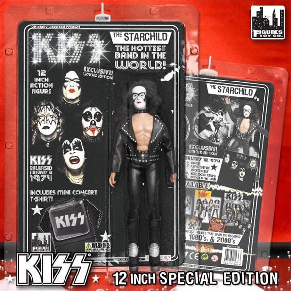 KISS 12 Inch Action Figures Series 2 "The Starchild" Bandit Variant
