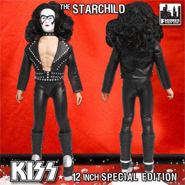 KISS 12 Inch Action Figures Series 2 &quot;The Starchild&quot; Bandit Variant