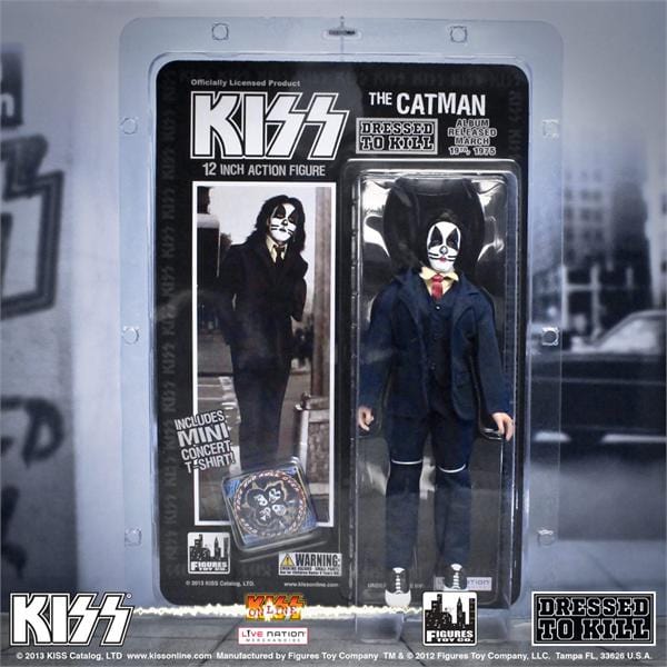Kiss 12 Inch Action Figures Series 5 Dressed to Kill: The Catman Colored Variant