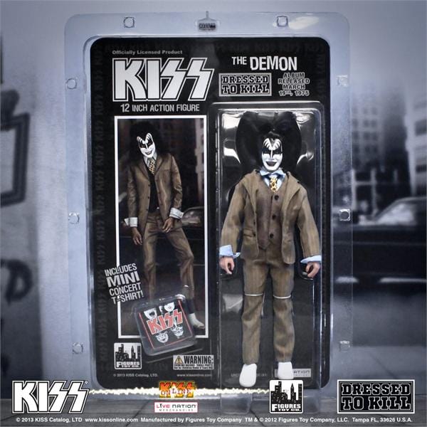 Kiss 12 Inch Action Figures Series 5 Dressed to Kill: The Demon Colored Variant