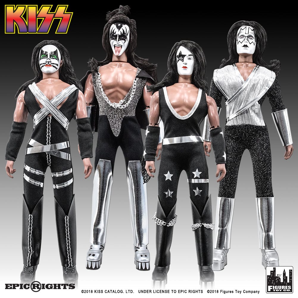 KISS 12 Inch Action Figures Series 9 Love Gun: Set of all 4