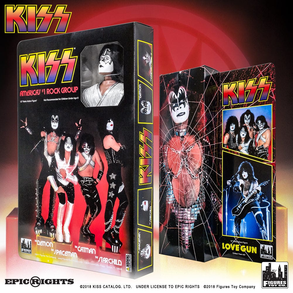 KISS 12 Inch Action Figures Series 9 Love Gun: The Spaceman