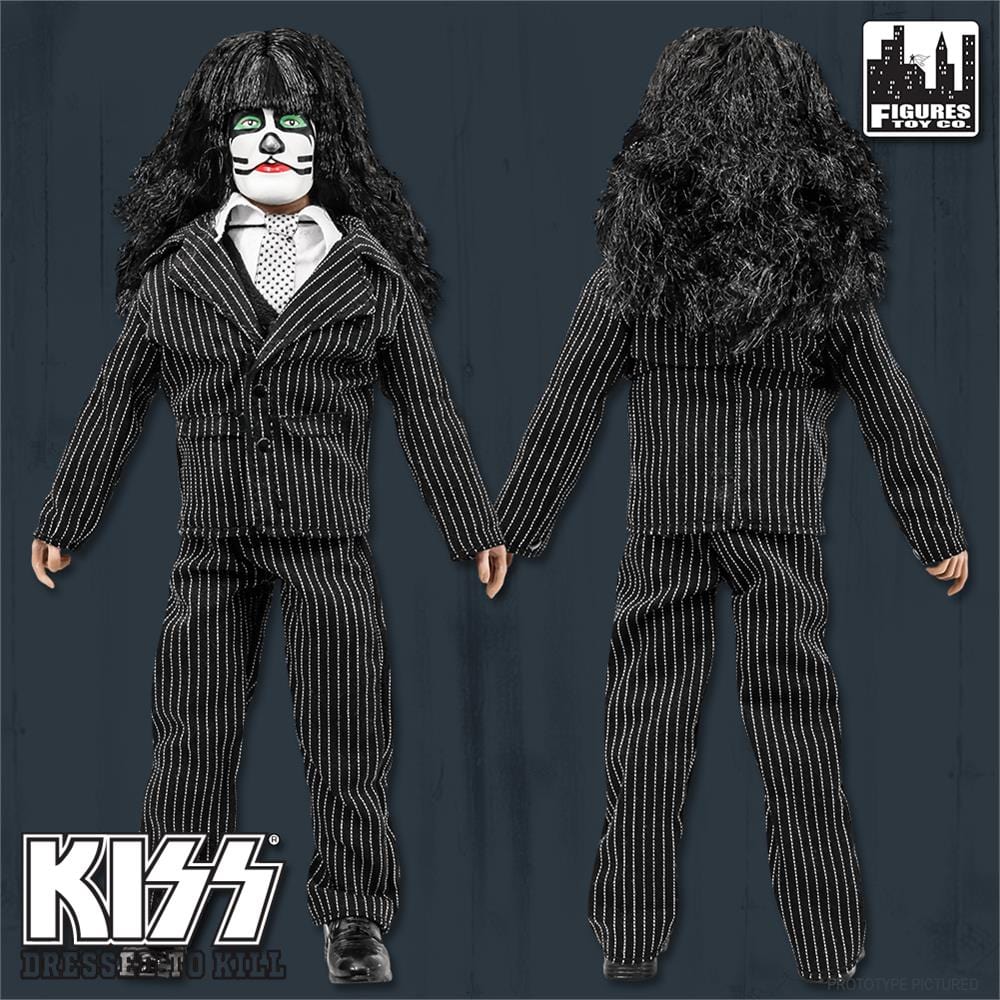 KISS 8 Inch Action Figures Dressed To Kill Throwback Series: The Catman