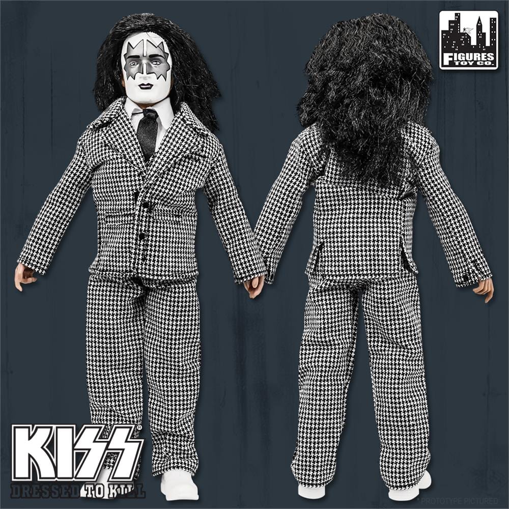 KISS 8 Inch Action Figures Dressed To Kill Throwback Series: The Spaceman