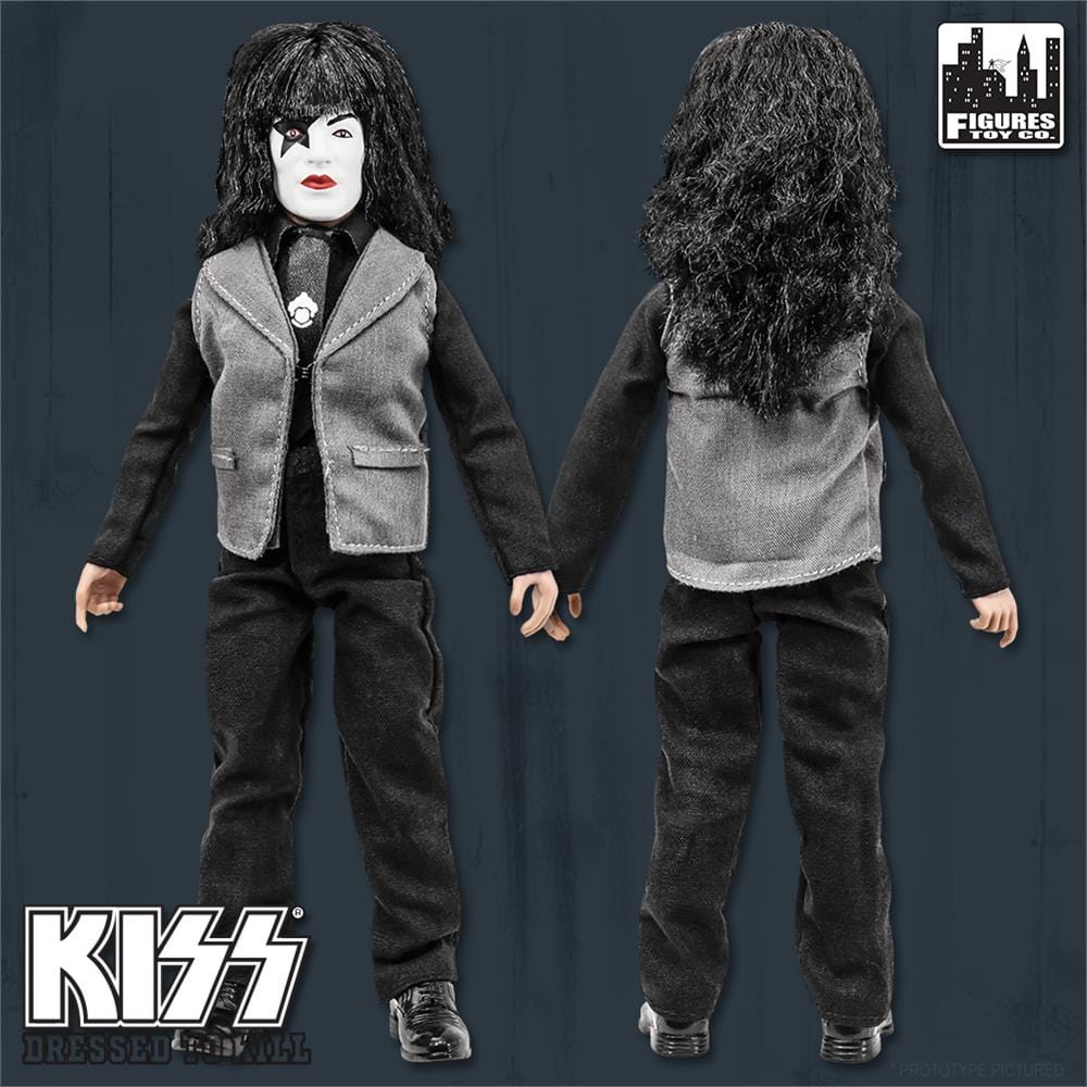 KISS 8 Inch Action Figures Dressed To Kill Throwback Series: The Starchild