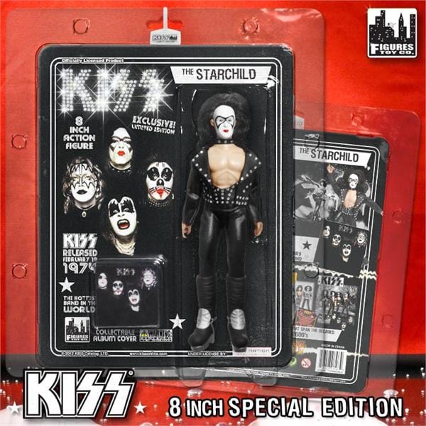 KISS 8 Inch Action Figures Series 2 "The Starchild" Bandit Variant