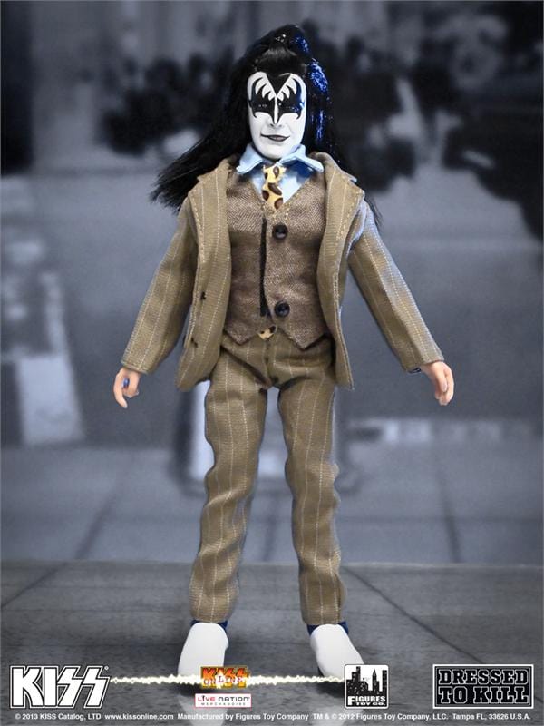 Kiss 8 Inch Action Figures Series 5 Dressed to Kill: The Demon Colored Variant
