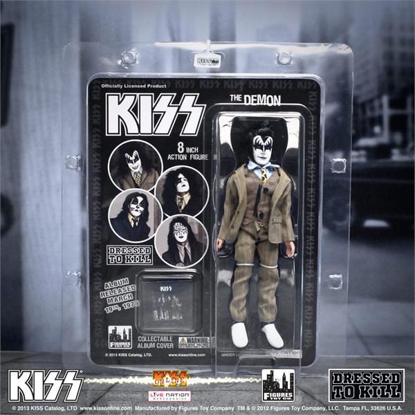 Kiss 8 Inch Action Figures Series 5 Dressed to Kill: The Demon Colored Variant