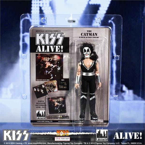 Kiss 8 Inch Action Figures Series 6 Alive: The Catman