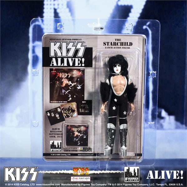 Kiss 8 Inch Action Figures Series 6 Alive: The Starchild