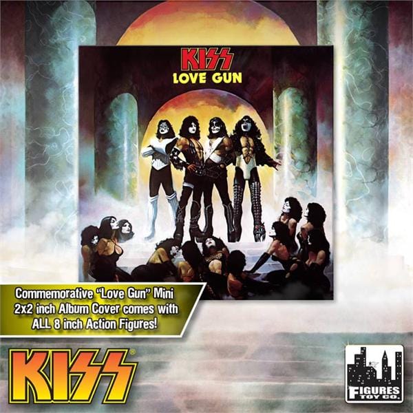 KISS 8 Inch Action Figures Series One Complete Set of all 4