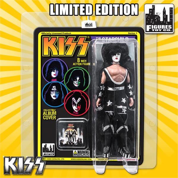 KISS 8 Inch Figures "The Starchild" Love Gun Series Special Edition With Updated Head Sculpt