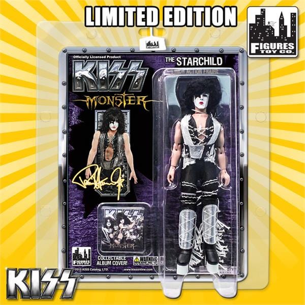 KISS 8 Inch Figures &quot;The Starchild&quot; Monster Series Special Edition With Updated Head Sculpt
