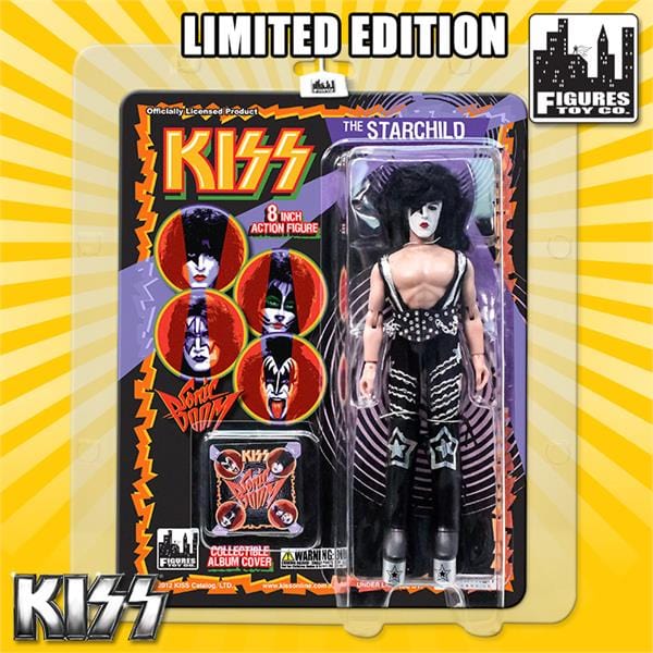 KISS 8 Inch Figures "The Starchild" Sonic Boom Series Special Edition With Updated Head Sculpt