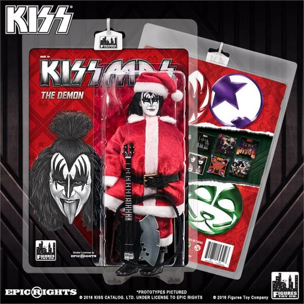KISS 8 Inch Limited Edition Action Figure Christmas Series: The Demon
