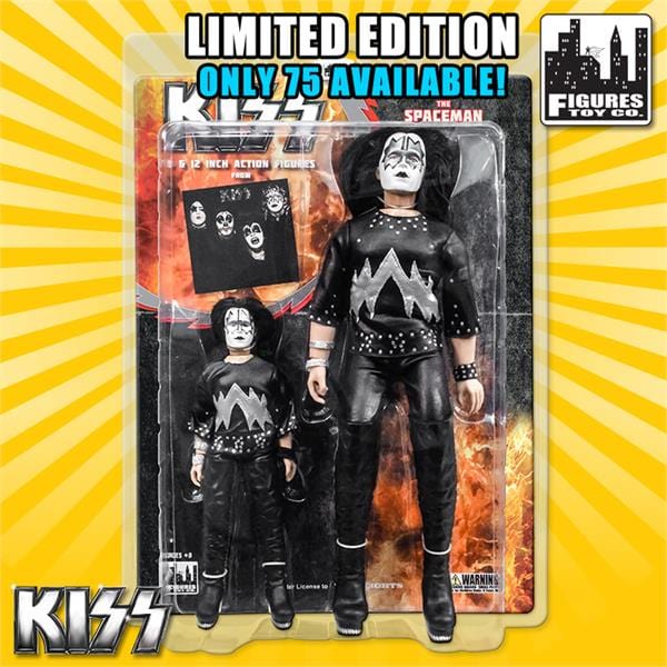 KISS Limited Edition 8 &amp; 12 Inch Figure Two-Packs: 1974 Debut Album Series The Spaceman