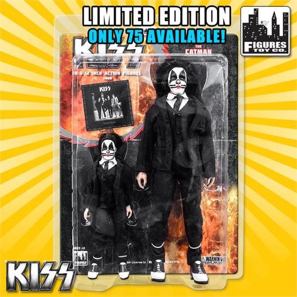 KISS Limited Edition 8 &amp; 12 Inch Figure Two-Packs: Dressed To Kill Series The Catman